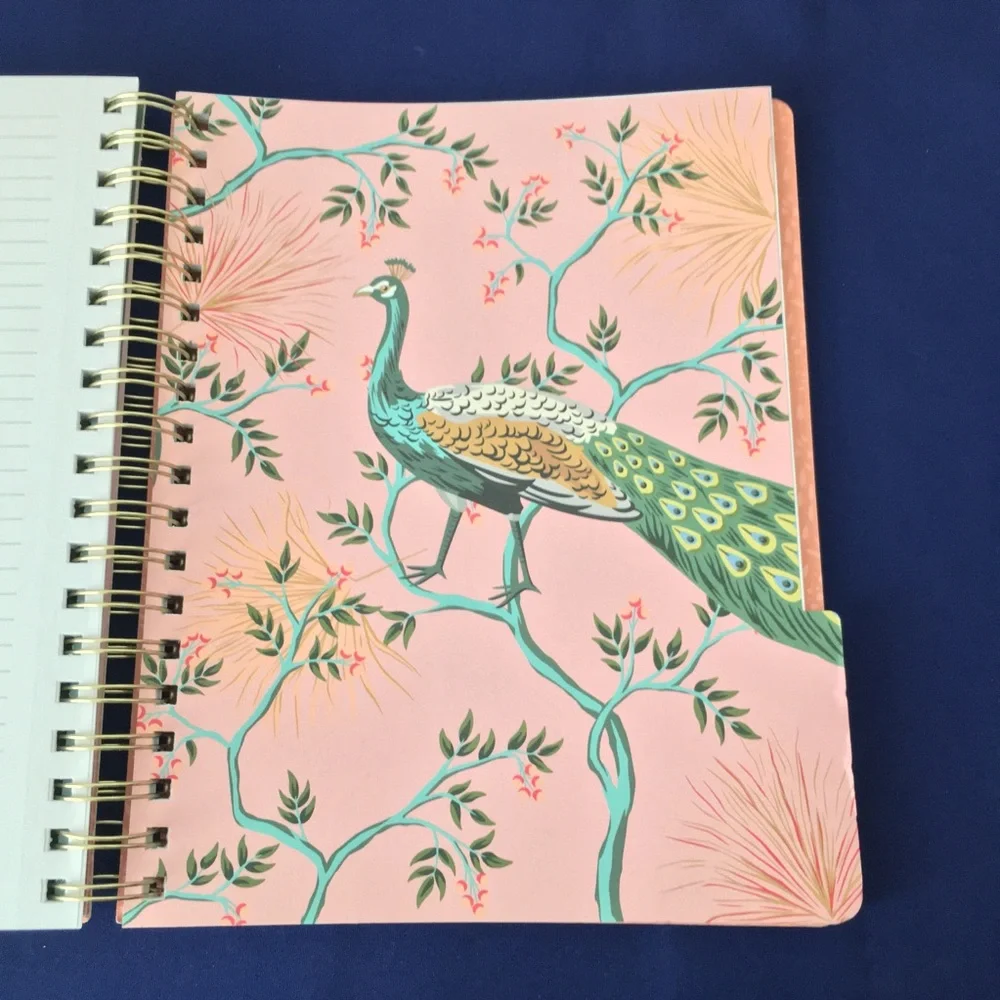 Peacock Spiral Notebook
